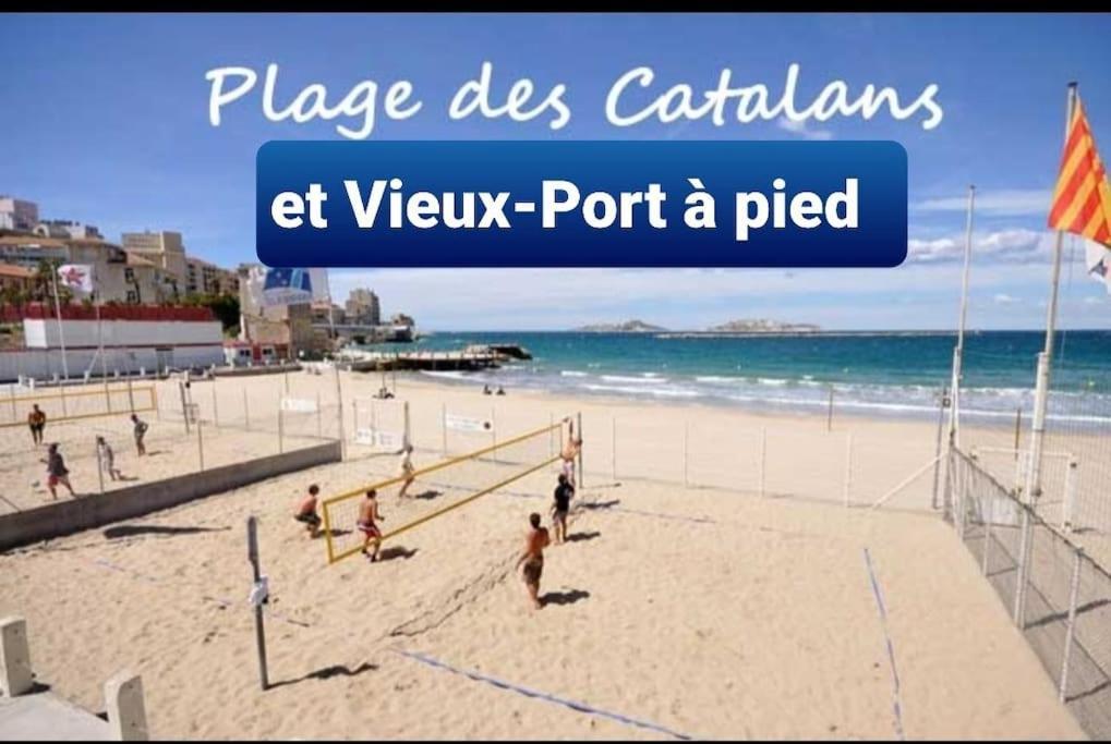 Studio Coin Nuit, Entre Plage Et Centre 马赛 外观 照片